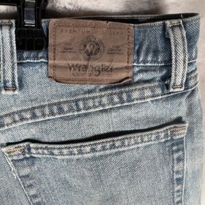 Wrangler Authentics Mens Straight Leg Jeans Light Wash Blue 97601VR 38x32